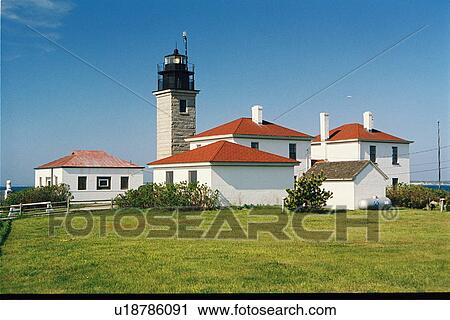 lighthouse located at Beavertail, Rhode Island, United States View Large Photo Image Stock Image - lighthouse located at Beavertail, Rhode Island, United States. Fotosearch