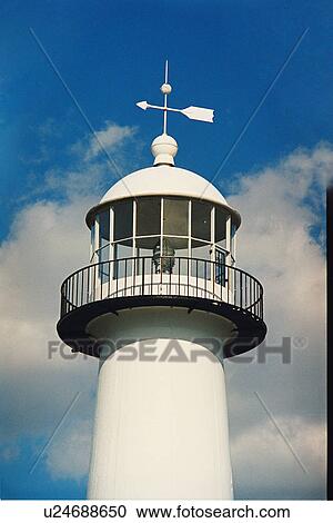lighthouse located at Biloxi, Mississippi, United States View Large Photo Image Stock Image - lighthouse located at Biloxi, Mississippi, United States. Fotosearch