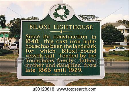 lighthouse located at Biloxi, Mississippi, United States View Large Photo Image Stock Photo - lighthouse located at Biloxi, Mississippi, United States. Fotosearch