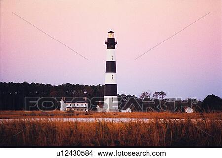lighthouse located at Bodie Island, North Carolina, United States View Large Photo Image Picture - lighthouse located at Bodie Island, North Carolina, United States. Fotosearch