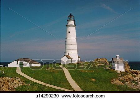 lighthouse located at BostonLight, Massachusetts, United States View Large Photo Image Stock Image - lighthouse located at BostonLight, Massachusetts, United States. Fotosearch