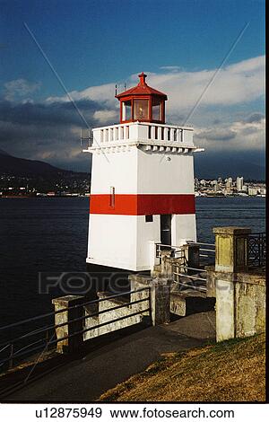 lighthouse located at Brocton Point, British Columbia, Canada View Large Photo Image Stock Photo - lighthouse located at Brocton Point, British Columbia, Canada. Fotosearch