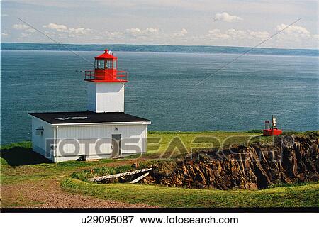 lighthouse located at Cape Dor, Nova Scotia View Large Photo Image Stock Photo - lighthouse located at Cape Dor, Nova Scotia. Fotosearch