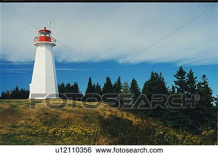 lighthouse located at Cape George, Nova Scotia View Large Photo Image Stock Photograph - lighthouse located at Cape George, Nova Scotia. Fotosearch