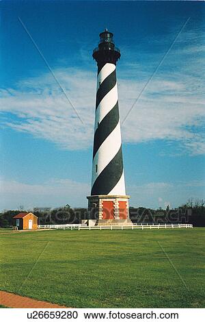 lighthouse located at Cape Hatteras, North Carolina, United States View Large Photo Image Stock Image - lighthouse located at Cape Hatteras, North Carolina, United States. Fotosearch