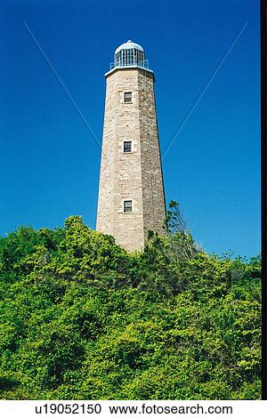 Stock Image - lighthouse located at Cape HenryOld, Virginia. Fotosearch