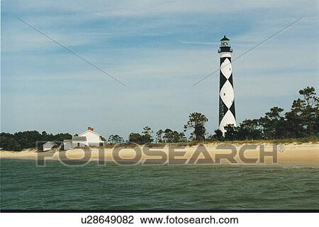 lighthouse located at Cape Lookout, North Carolina, United States View Large Photo Image Stock Image - lighthouse located at Cape Lookout, North Carolina, United States. Fotosearch