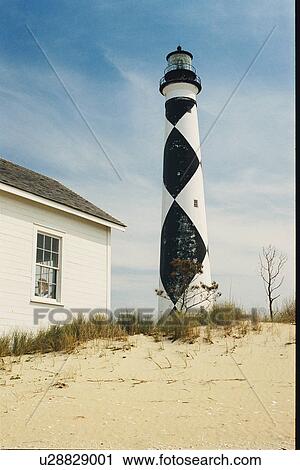 lighthouse located at Cape Lookout, North Carolina, United States View Large Photo Image Stock Image - lighthouse located at Cape Lookout, North Carolina, United States. Fotosearch