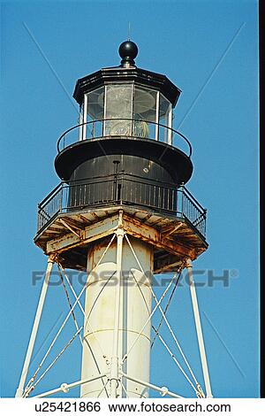 Stock Photograph - lighthouse located at Cape SanBlas, Florida, United States. Fotosearch