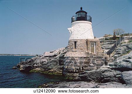 lighthouse located at CastleHill, Rhode Island, United States View Large Photo Image Stock Image - lighthouse located at CastleHill, Rhode Island, United States. Fotosearch