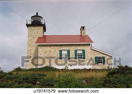 lighthouse located at Copper Harbor, Michigan, United States View Large Photo Image Stock Photo - lighthouse located at Copper Harbor, Michigan, United States. Fotosearch