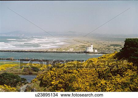 lighthouse located at Coquille River, Oregon, United States View Large Photo Image Picture - lighthouse located at Coquille River, Oregon, United States. Fotosearch