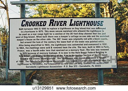 Stock Image - lighthouse located at Crooked River, Florida, United States. Fotosearch