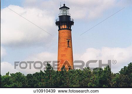 Stock Photo - lighthouse located at CurrituckBeach, North Carolina, United States. Fotosearch