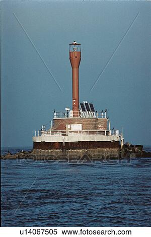 Stock Photography - lighthouse located at Deer Island, Massachusetts, United States. Fotosearch