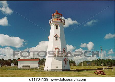 lighthouse located at East Point, PEI View Large Photo Image Stock Photo - lighthouse located at East Point, PEI. Fotosearch