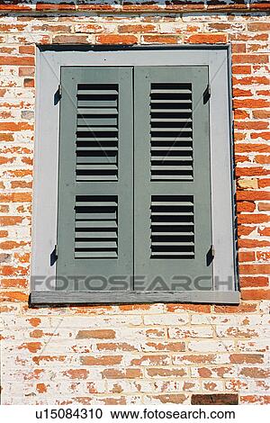 Stock Image - lighthouse located at East Point K_0019. jpg, New Jersey, United States. Fotosearch