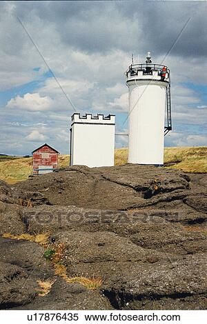 Stock Photography - lighthouse located at ElieNess, Scotland. Fotosearch