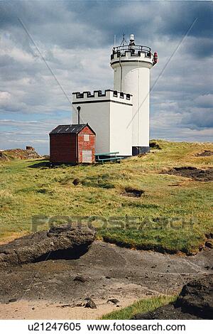 Stock Photography - lighthouse located at ElieNess, Scotland. Fotosearch