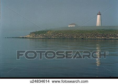 lighthouse located at Falkner Island, Conneticut, United States View Large Photo Image Picture - lighthouse located at Falkner Island, Conneticut, United States. Fotosearch