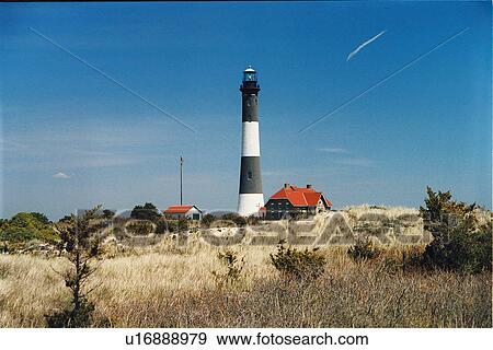 lighthouse located at Fire Island, New York, United States View Large Photo Image Stock Photo - lighthouse located at Fire Island, New York, United States. Fotosearch