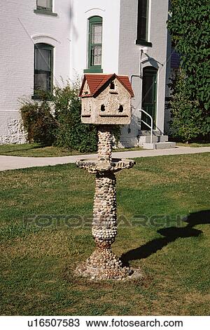 Stock Image - lighthouse located at GrandTraverse, Michigan, United States. Fotosearch