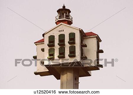 Stock Photograph - lighthouse located at GrandTraverse, Michigan, United States. Fotosearch