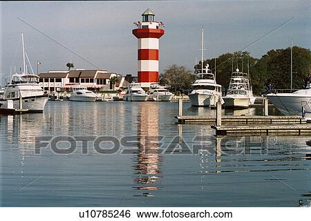 lighthouse located at HarborTown, South Carolina View Large Photo Image Stock Photograph - lighthouse located at HarborTown, South Carolina. Fotosearch