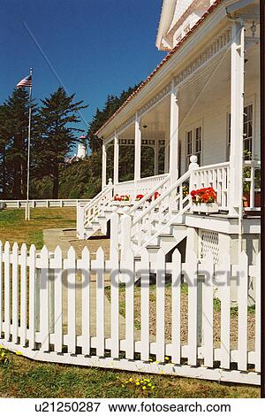 lighthouse located at HecetaHead, Oregon, United States View Large Photo Image Stock Photo - lighthouse located at HecetaHead, Oregon, United States. Fotosearch
