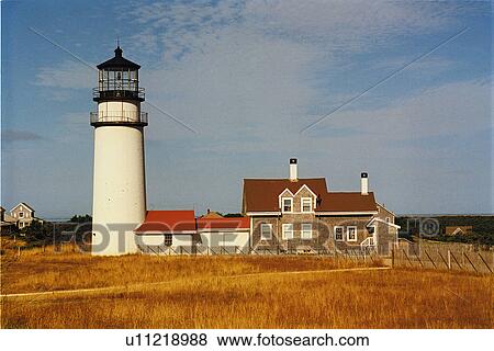 lighthouse located at HighlandLight, Massachusetts, United States View Large Photo Image Stock Photo - lighthouse located at HighlandLight, Massachusetts, United States. Fotosearch