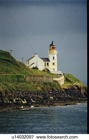 lighthouse located at HolbornHead, Scotland View Large Photo Image Stock Photo - lighthouse located at HolbornHead, Scotland. Fotosearch