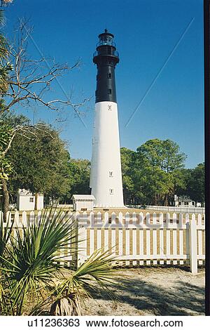 lighthouse located at Hunting Island, South Carolina View Large Photo Image Stock Image - lighthouse located at Hunting Island, South Carolina. Fotosearch