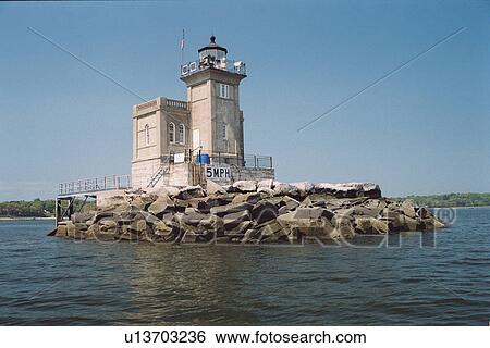 lighthouse located at Huntington Harbor, New York, United States View Large Photo Image Stock Photograph - lighthouse located at Huntington Harbor, New York, United States. Fotosearch
