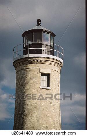 lighthouse located at KenoshaSthPrt, Washington, United States View Large Photo Image Stock Photo - lighthouse located at KenoshaSthPrt, Washington, United States. Fotosearch