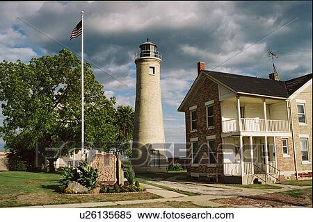 Stock Photography - lighthouse located at KenoshaSthPrt, Washington, United States. Fotosearch