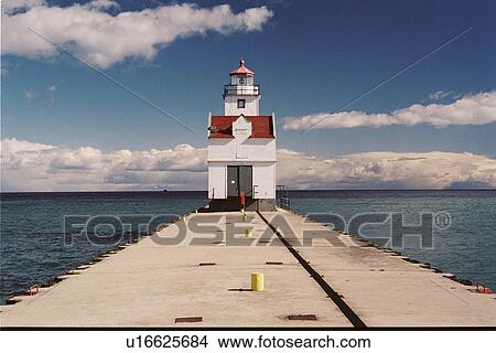 lighthouse located at KewauneePrhd, Washington, United States View Large Photo Image Picture - lighthouse located at KewauneePrhd, Washington, United States. Fotosearch