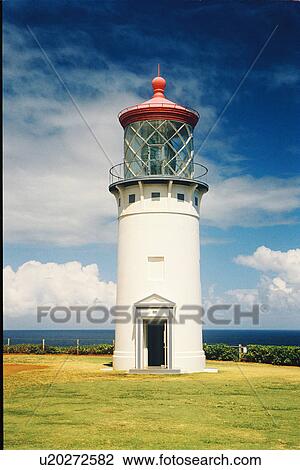 lighthouse located at Kilauea Point, Hawaii, United States View Large Photo Image Stock Image - lighthouse located at Kilauea Point, Hawaii, United States. Fotosearch