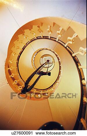 Stock Image - lighthouse located at KinnairdHead, Scotland. Fotosearch