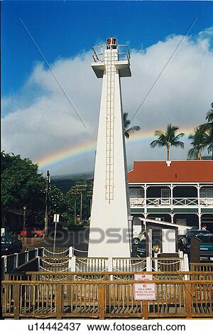 lighthouse located at Lahaina Harbor, Hawaii, United States View Large Photo Image Stock Photo - lighthouse located at Lahaina Harbor, Hawaii, United States. Fotosearch