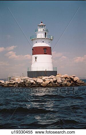 lighthouse located at LatimerReef, Conneticut, United States View Large Photo Image Stock Photography - lighthouse located at LatimerReef, Conneticut, United States. Fotosearch
