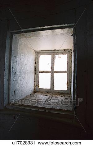 Stock Image - lighthouse located at LittleGull Island, New York, United States. Fotosearch