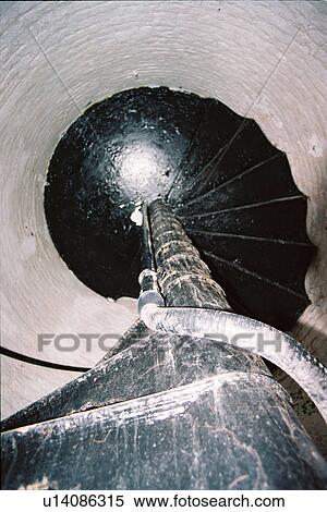 Stock Photography - lighthouse located at LittleGull Island, New York, United States. Fotosearch