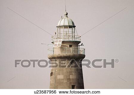 Stock Photograph - lighthouse located at MinotsLedge, Massachusetts, United States. Fotosearch
