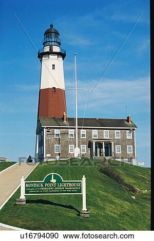 lighthouse located at Montauk Point, New York, United States View Large Photo Image Stock Image - lighthouse located at Montauk Point, New York, United States. Fotosearch