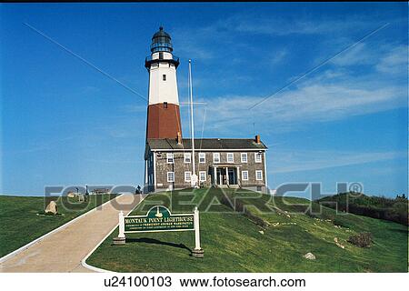 lighthouse located at Montauk Point, New York, United States View Large Photo Image Stock Image - lighthouse located at Montauk Point, New York, United States. Fotosearch