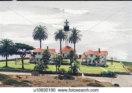 lighthouse located at New Point Loma, California, United States View Large Photo Image Stock Image - lighthouse located at New Point Loma, California, United States. Fotosearch