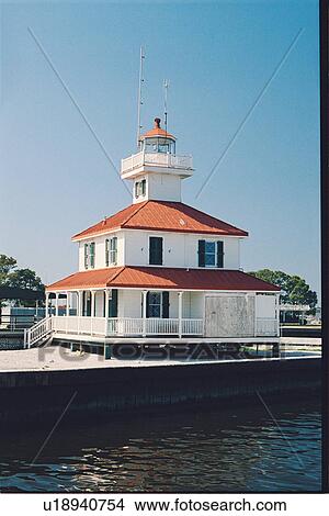 lighthouse located at NewCanal, Louisiana, United States View Large Photo Image Picture - lighthouse located at NewCanal, Louisiana, United States. Fotosearch