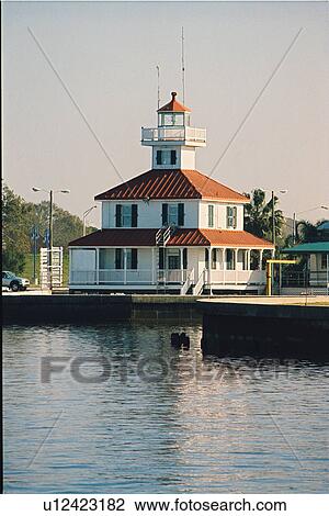 lighthouse located at NewCanal, Louisiana, United States View Large Photo Image Stock Image - lighthouse located at NewCanal, Louisiana, United States. Fotosearch