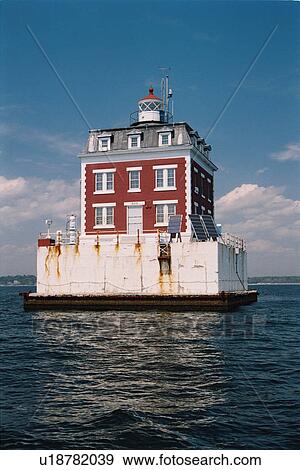 lighthouse located at NewLondonLedge, Conneticut, United States View Large Photo Image Stock Photo - lighthouse located at NewLondonLedge, Conneticut, United States. Fotosearch