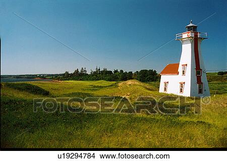 lighthouse located at NewLondonRearRng, PEI View Large Photo Image Picture - lighthouse located at NewLondonRearRng, PEI. Fotosearch